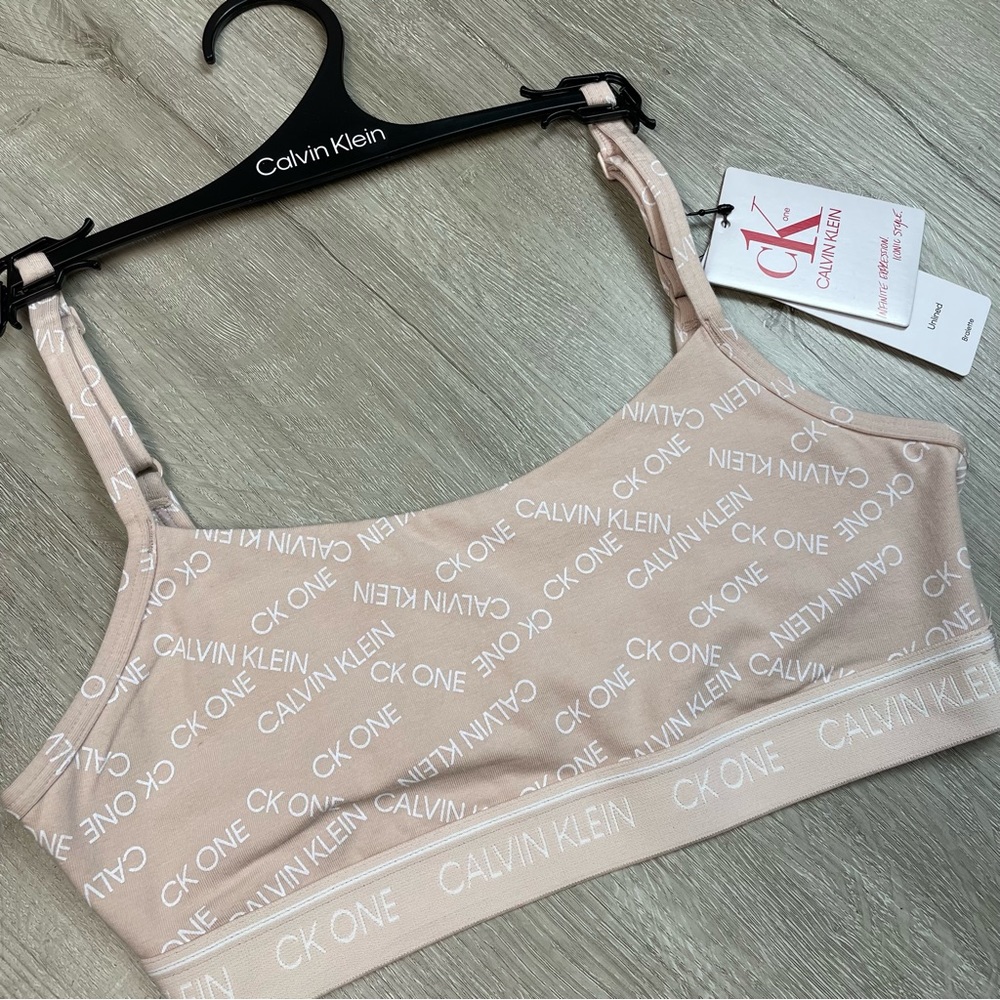 Nwt Calvin Klein Unlined Bralette - image 1